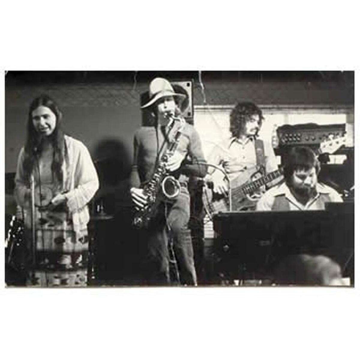 Fresno rock band Wild Blue Yonder, pictured in its original heyday in the 1970s.